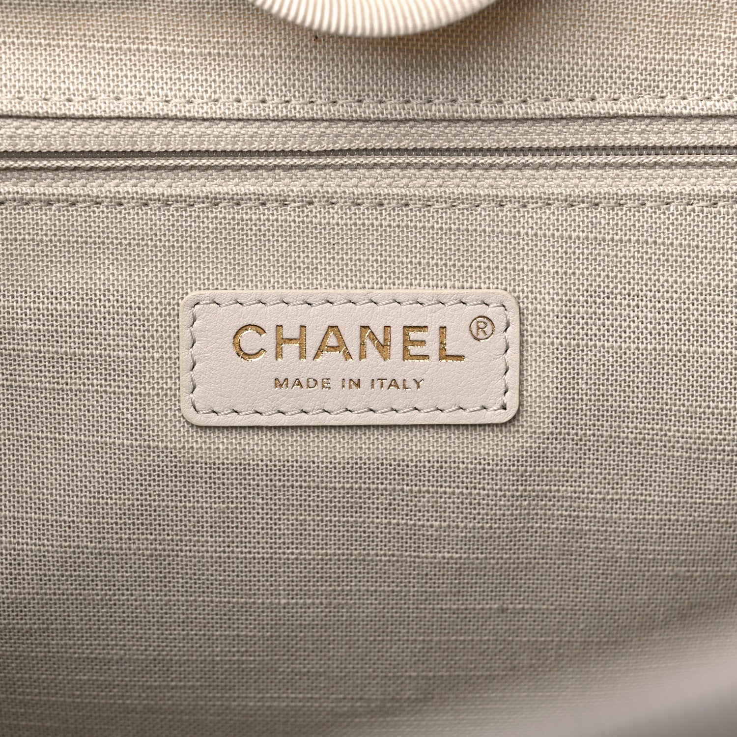 Chanel Mixed Fibers Small Deauville Tote White 7 of 13