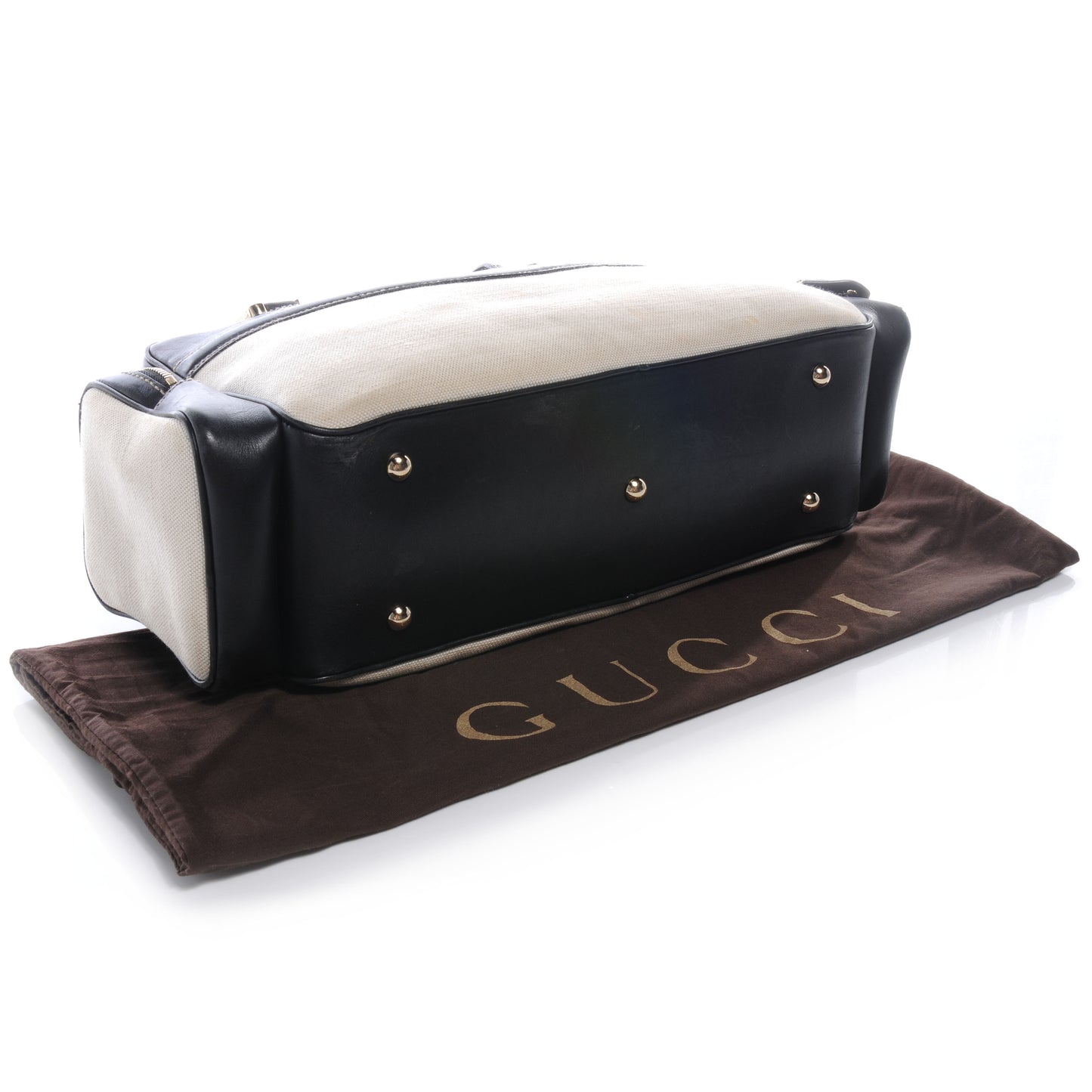 Canvas Crest Tote Black