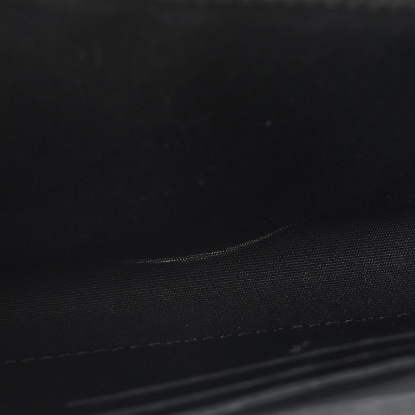Patent Louise Clutch Black