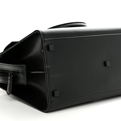 Saint Laurent Grain De Poudre Medium Uptown Tote Black 9 of 10