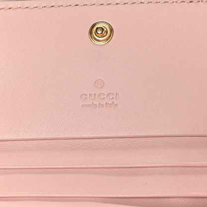 Gucci Calfskin GG Matelasse Card Case Wallet Perfect Pink 6 of 7
