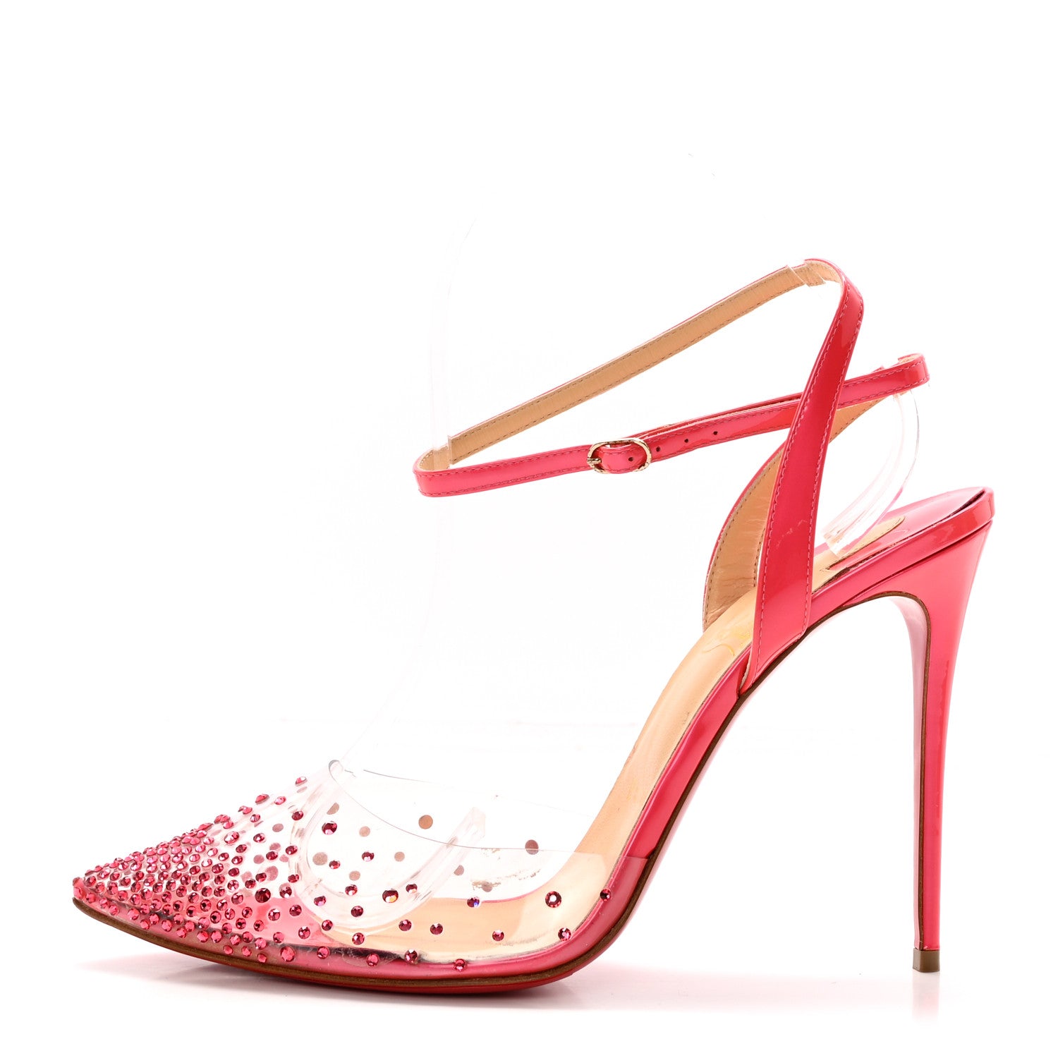 Christian Louboutin PVC Patent Psychic Spikaqueen 100 Pumps Version 40.5 Version Florida 1 of 17
