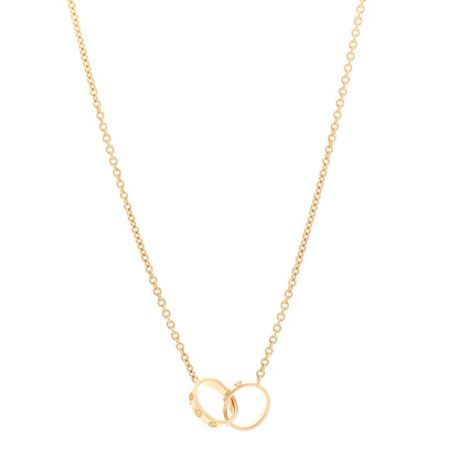 Cartier 18K Yellow Gold Interlocking LOVE Necklace 1 of 5