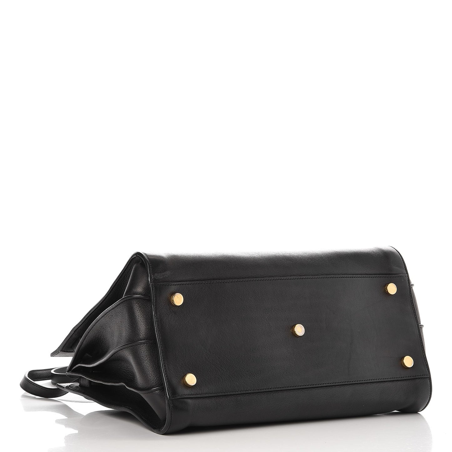 Calfskin Small Sac De Jour Black