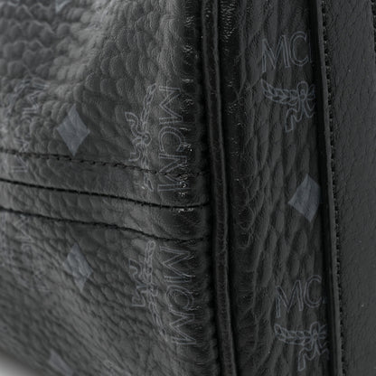 MCM Grained Calfskin Visetos Medium Liz Reversible Shopper Tote Black 18 of 20