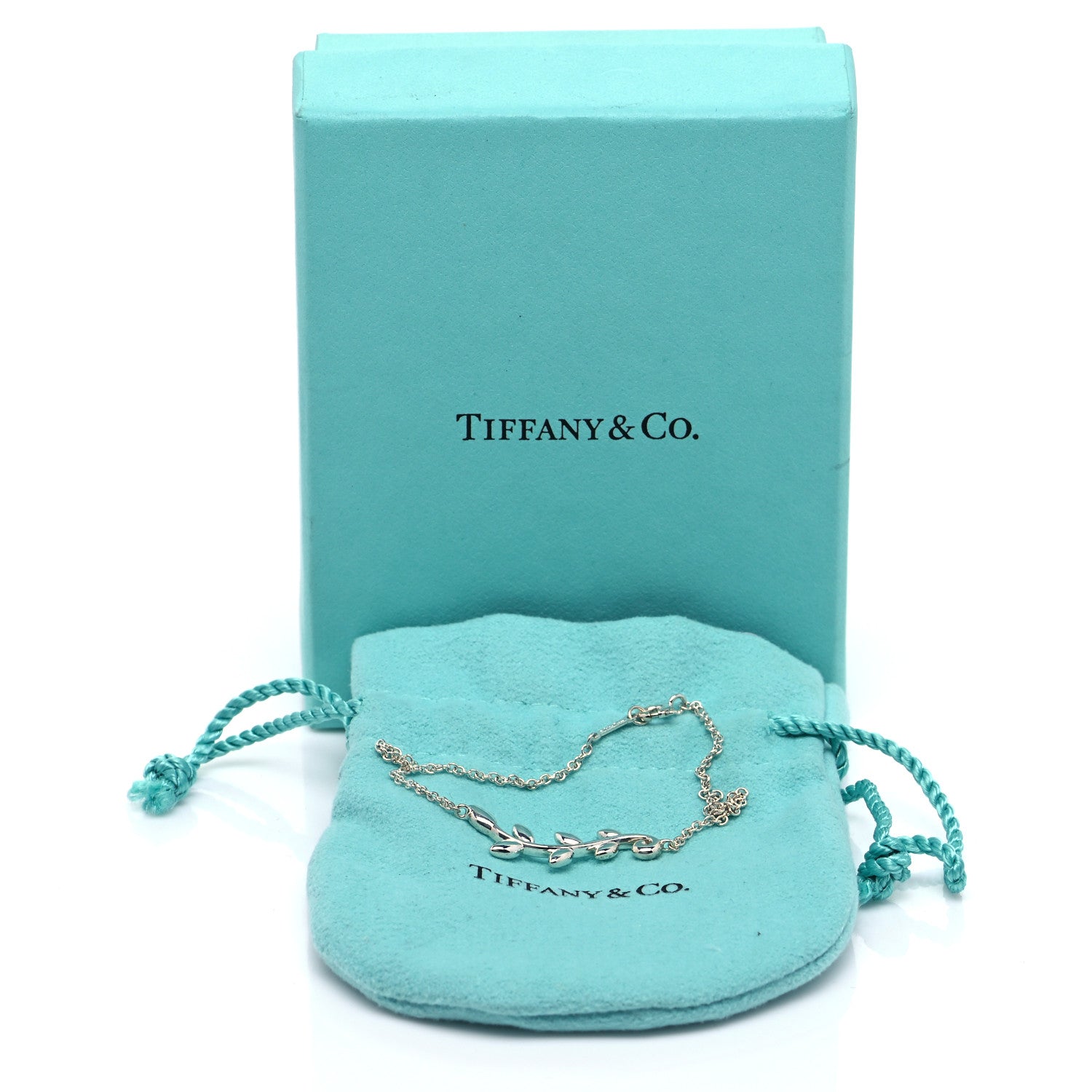 Tiffany Sterling Silver Paloma Picasso Olive Leaf Vine Bracelet 6 of 6