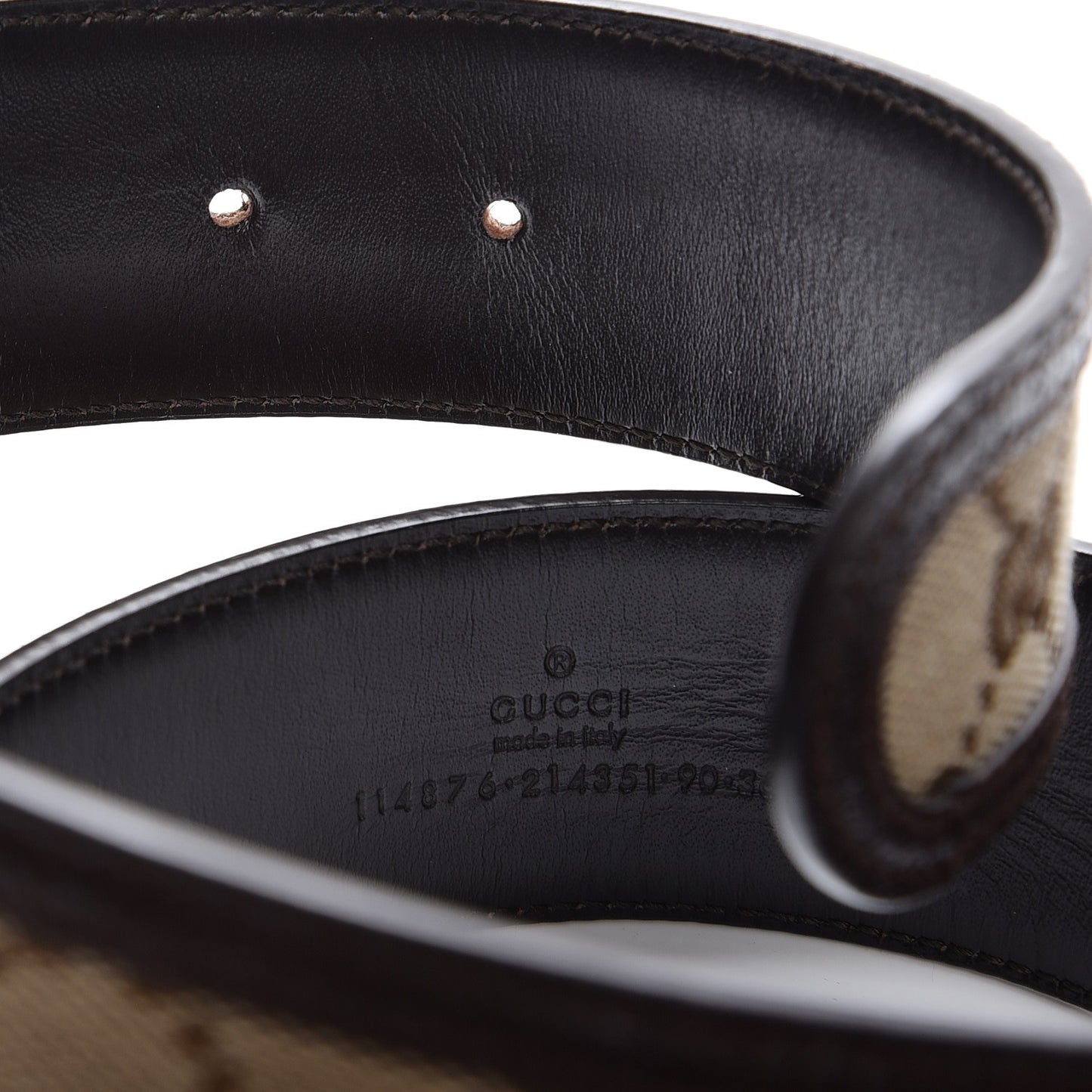 Monogram Interlocking G 40mm Belt 90 36 Dark Brown