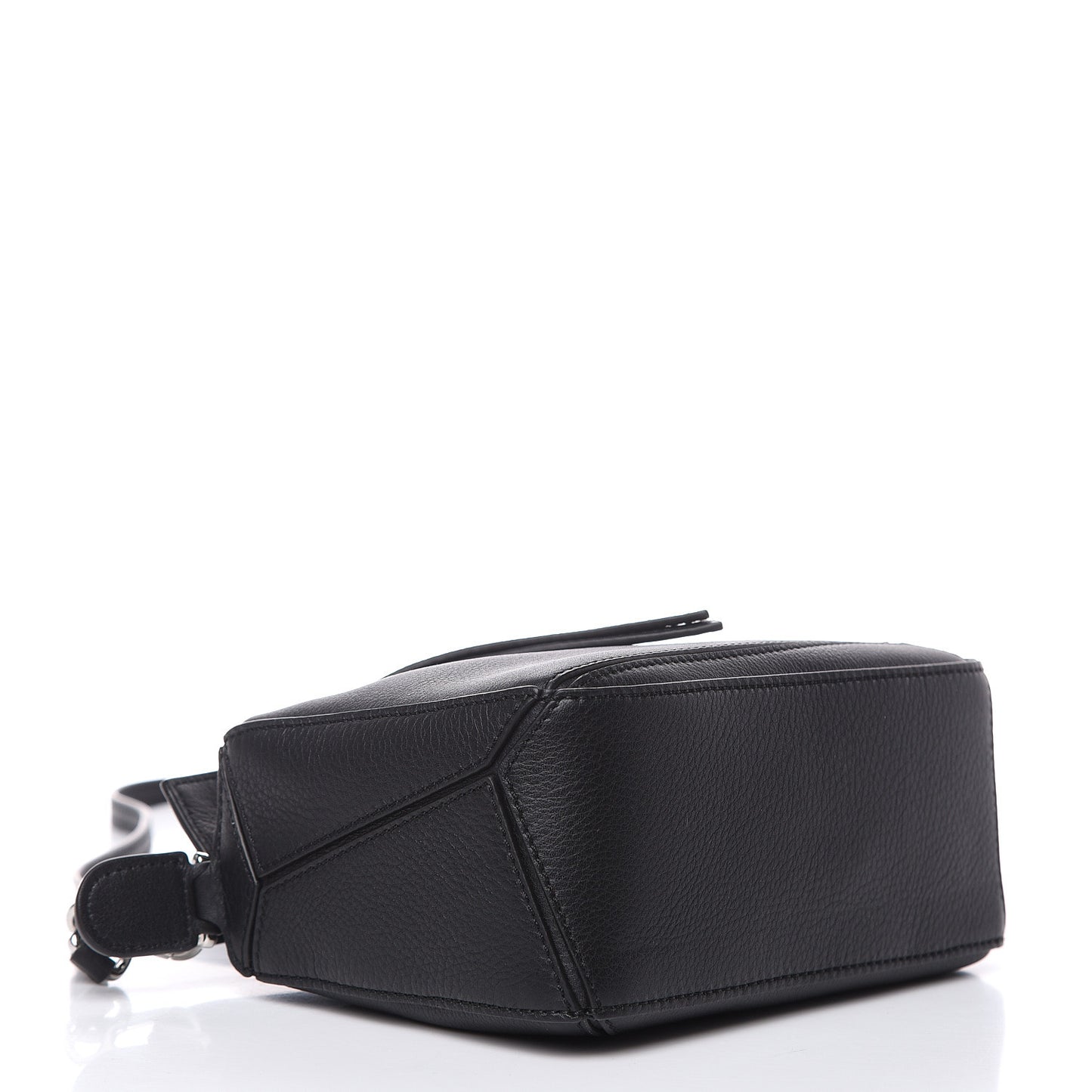 Calfskin Mini Puzzle Bag Black