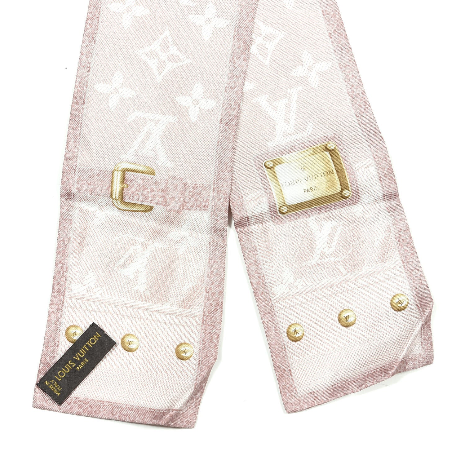 Louis Vuitton Silk Monogram New Denim Bandeau Rose Clair 5 of 5