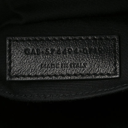 Saint Laurent Calfskin Matelasse Monogram Lou Camera Bag Black 8 of 13