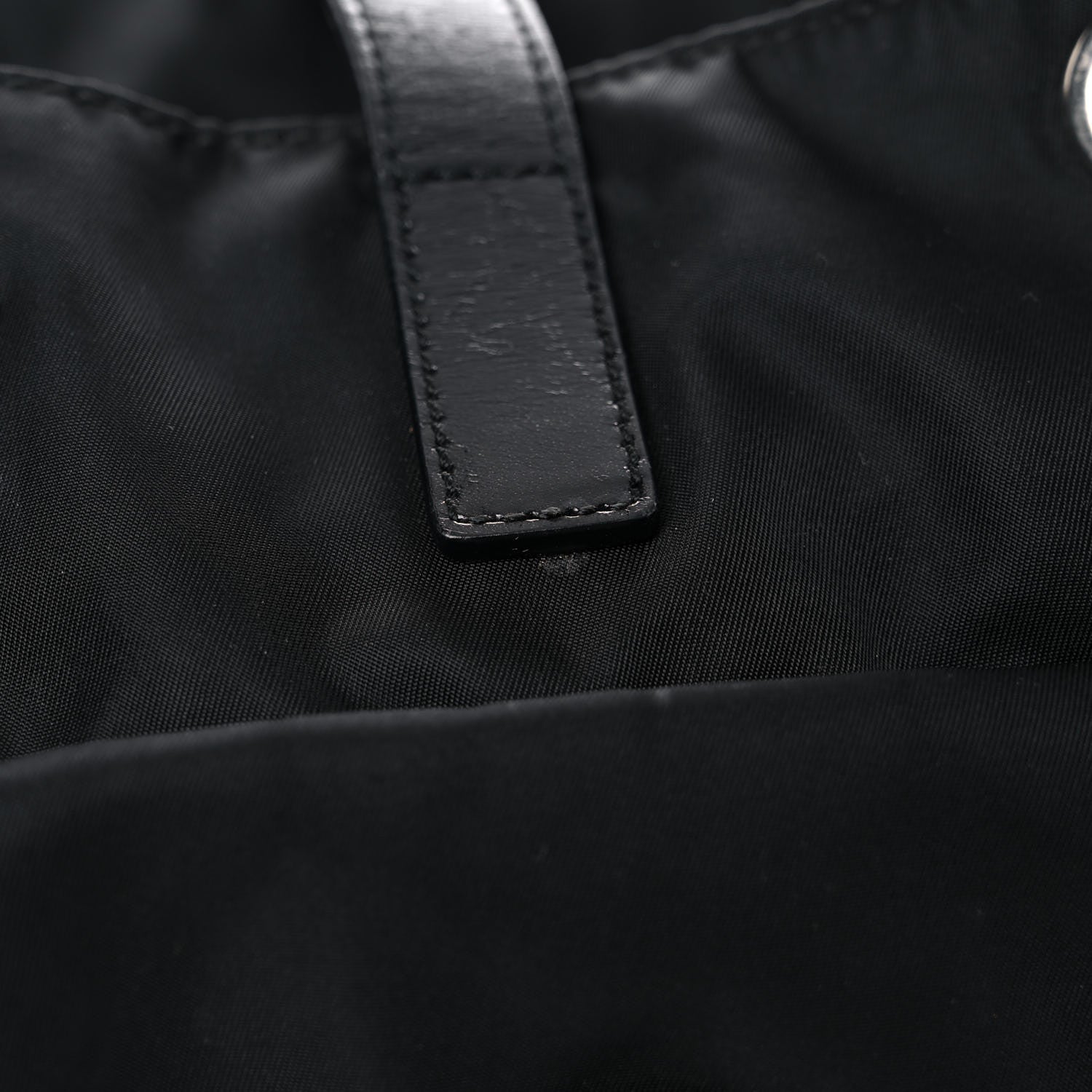 Prada Nylon Vela Drawstring Shopping Tote Black 17 of 20
