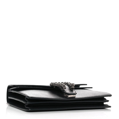 Gucci Pebbled Calfskin Small Dionysus Shoulder Bag Black 4 of 9