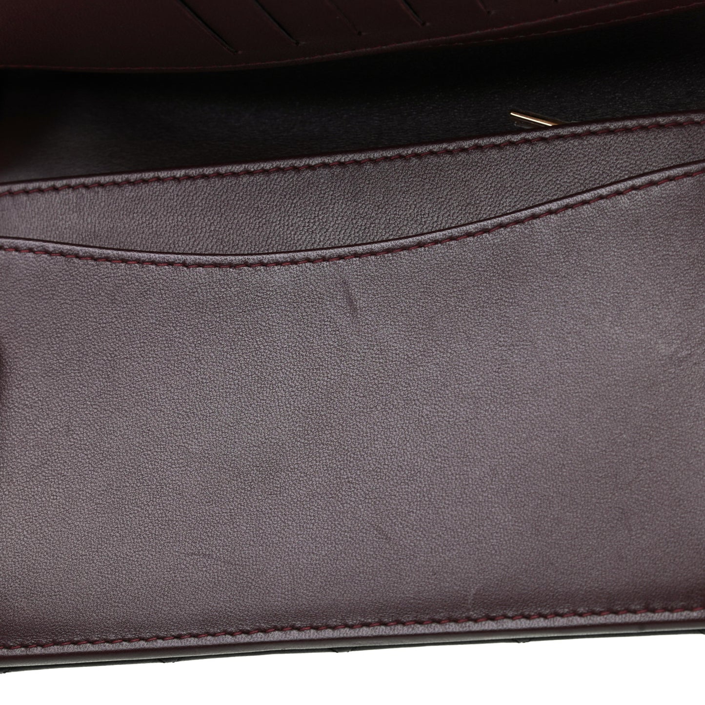 Lambskin Quilted Yen Wallet Black