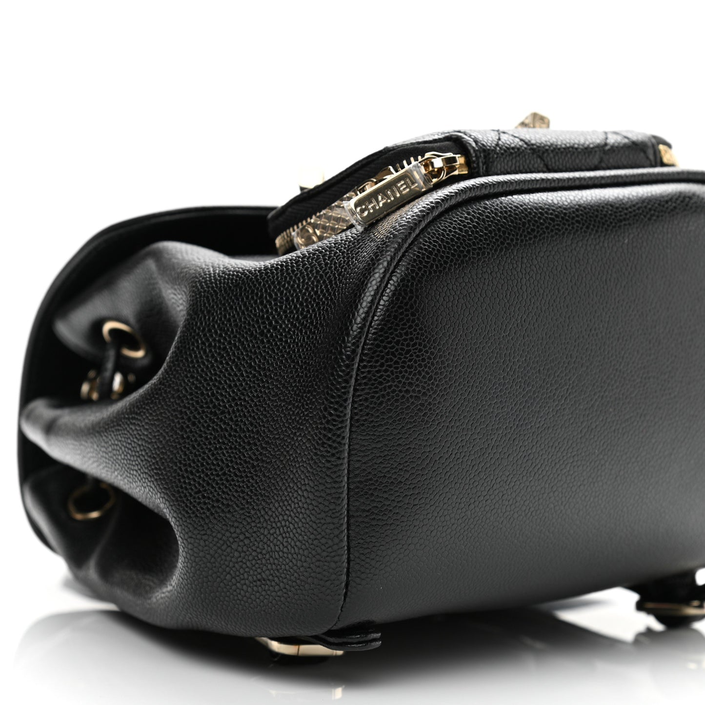 Caviar Quilted Mini Business Affinity Backpack Black