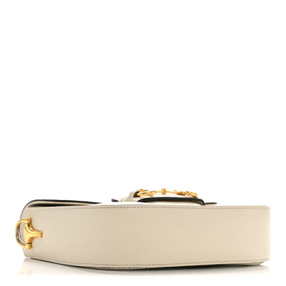 Gucci Azalea Calfskin Horsebit 1955 Shoulder Bag Mystic White 4 of 15