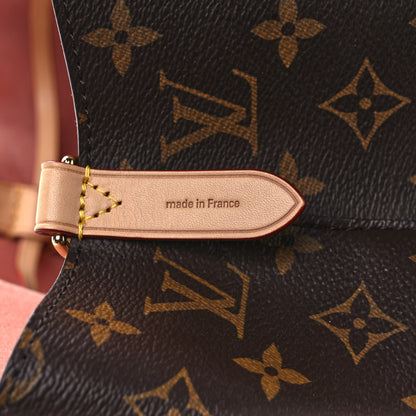 Louis Vuitton Monogram Braided Neonoe MM Peach Cream 7 of 9