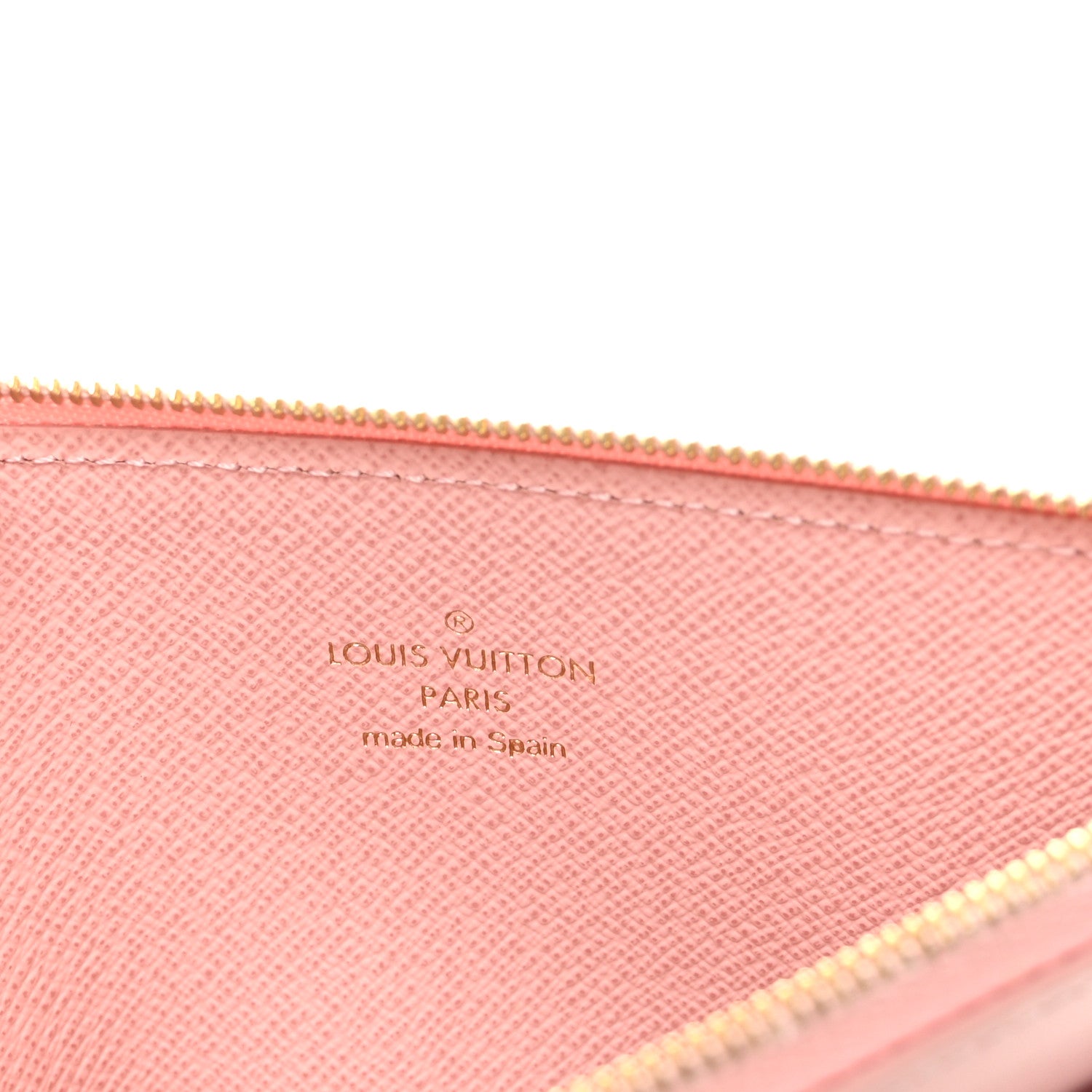 Louis Vuitton Damier Azur Slim Purse Rose Ballerine 12 of 14