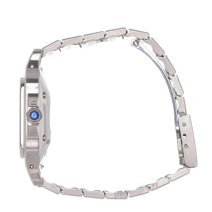 Cartier Stainless Steel 29mm Santos De Galbee Quartz Watch 3 of 6