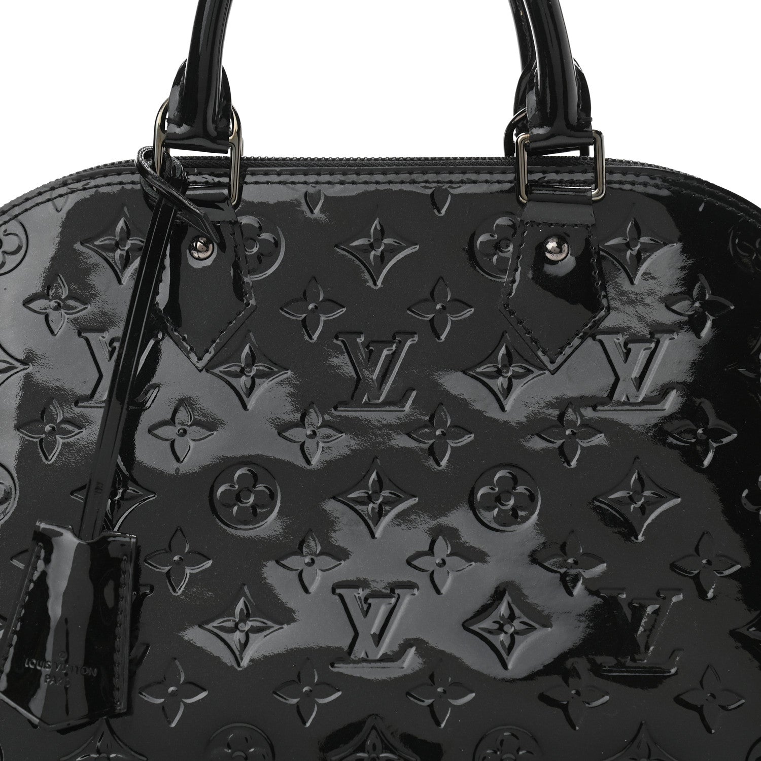 Louis Vuitton Vernis Alma PM Noir Magnetique 7 of 9