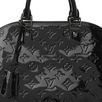 Louis Vuitton Vernis Alma PM Noir Magnetique 7 of 9