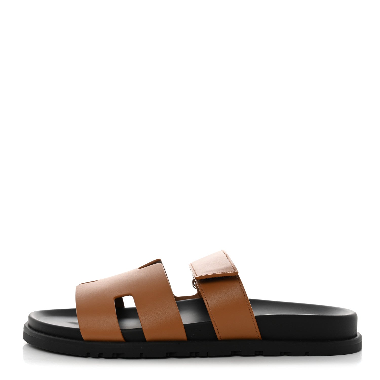 Hermes Calfskin Mens Chypre Sandals 43 Naturel 1 of 9