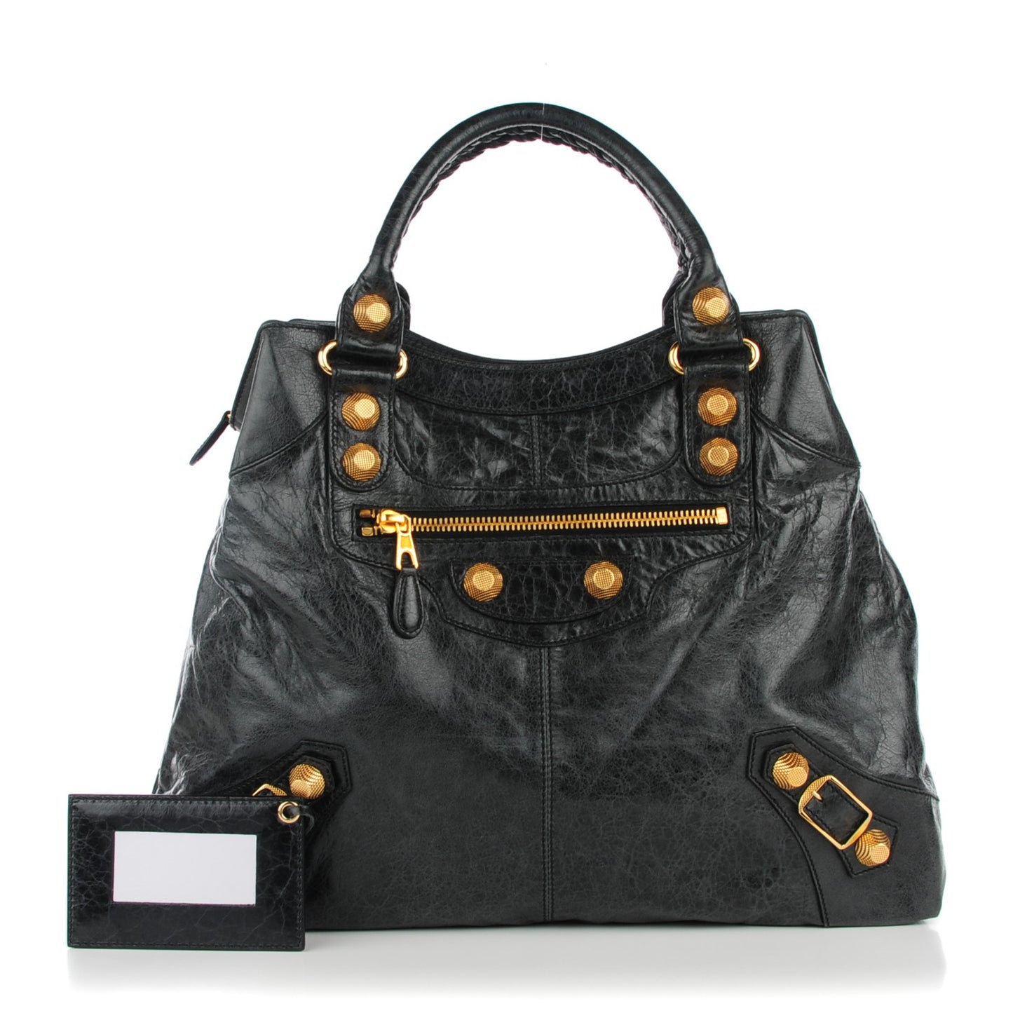 Agneau Giant 21 Gold Hardware Brief Black