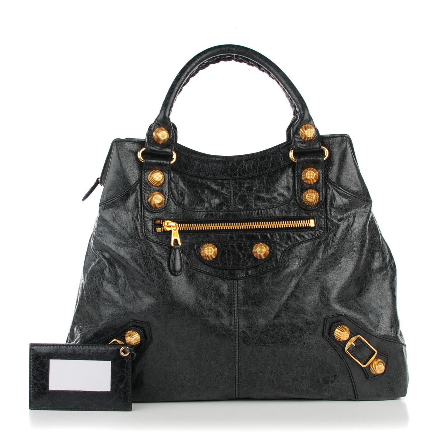 Balenciaga Agneau Giant 21 Gold Hardware Brief Black 1 of 7