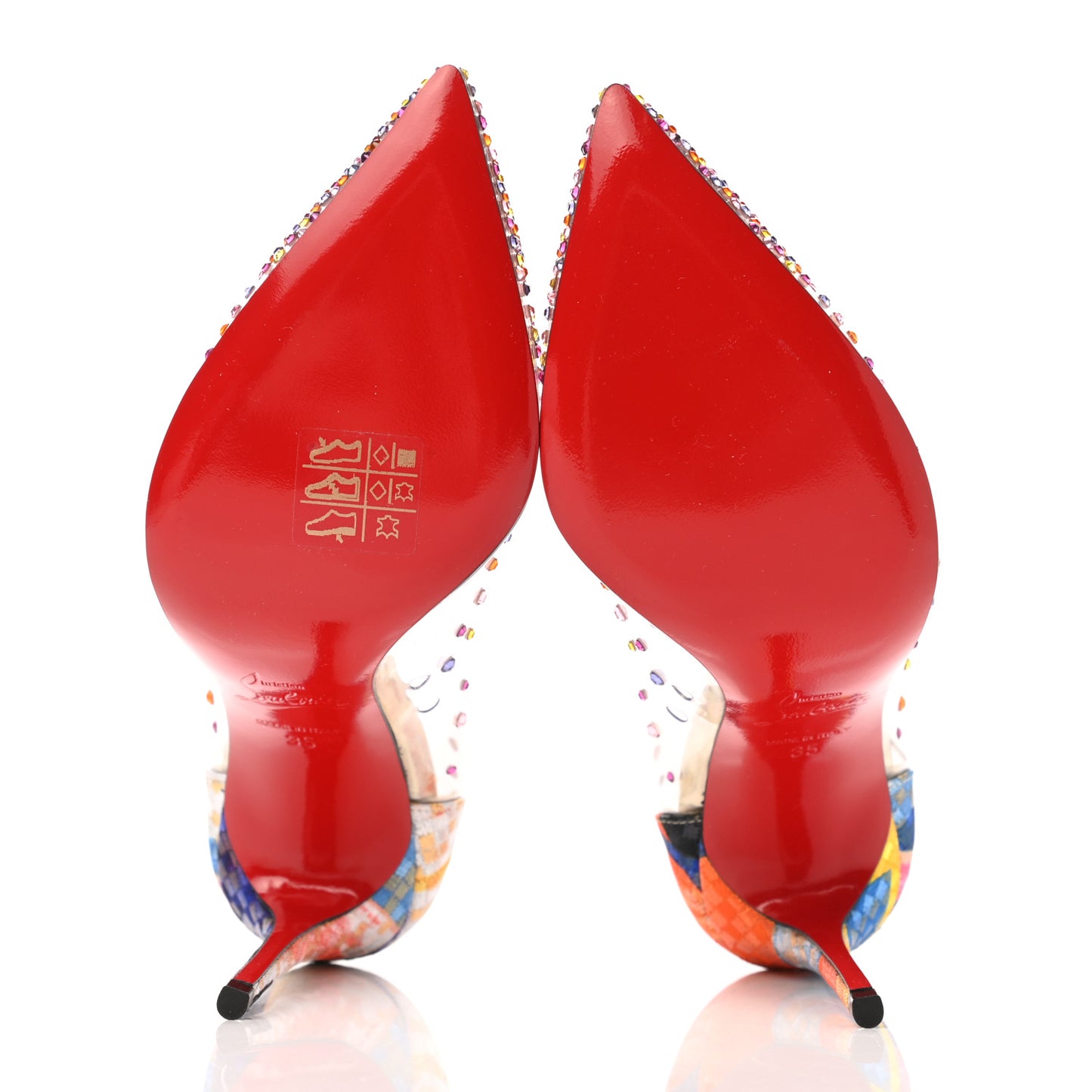 PVC Specchio Degrastrass 100 Pumps 35 Metallic Multicolor