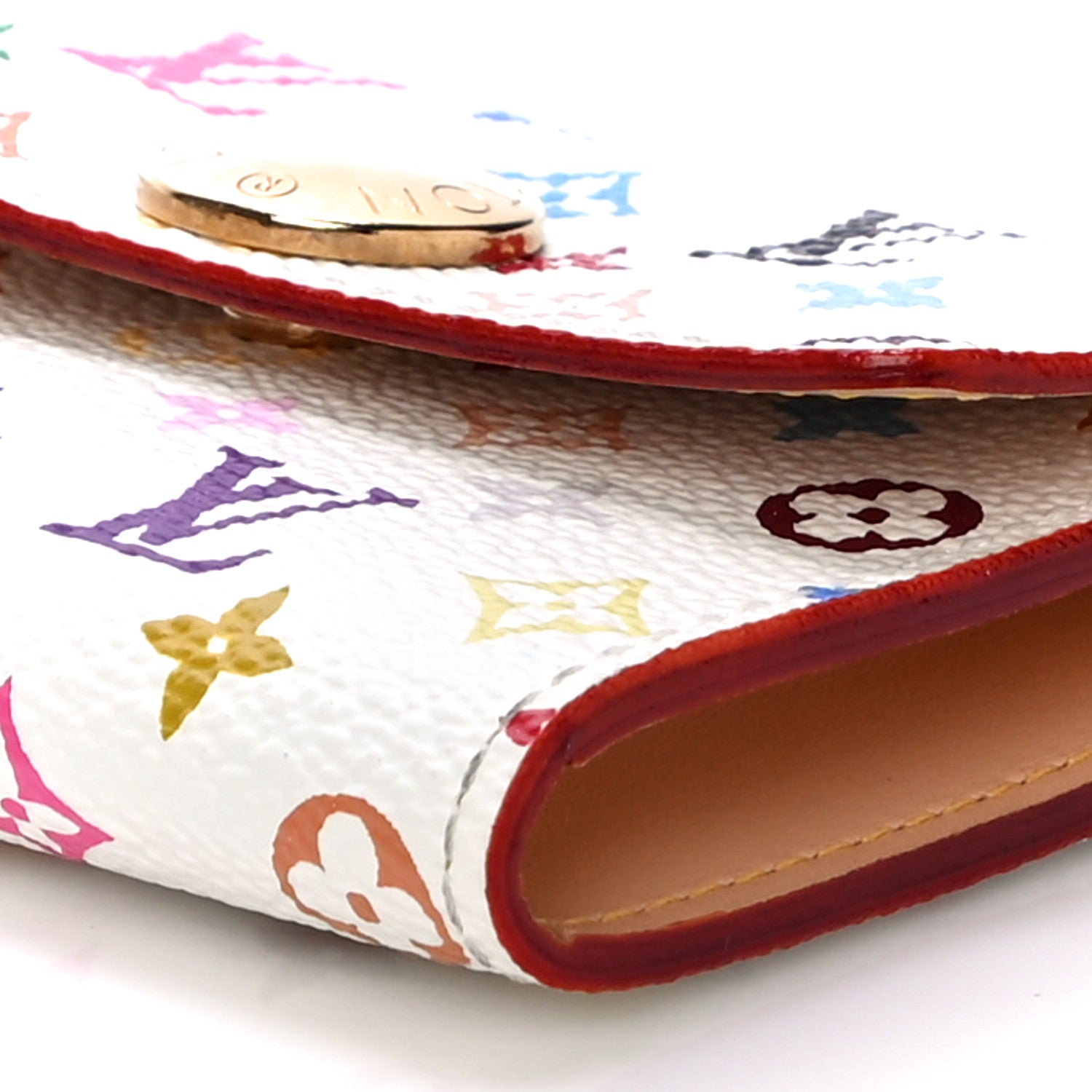 Louis Vuitton Monogram Multicolor Business Card Holder White 9 of 10