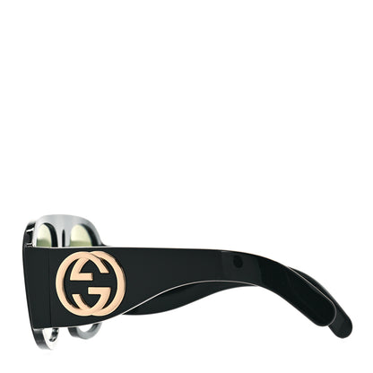Gucci Oversized Aviator Sunglasses GG0152S Black 3 of 7