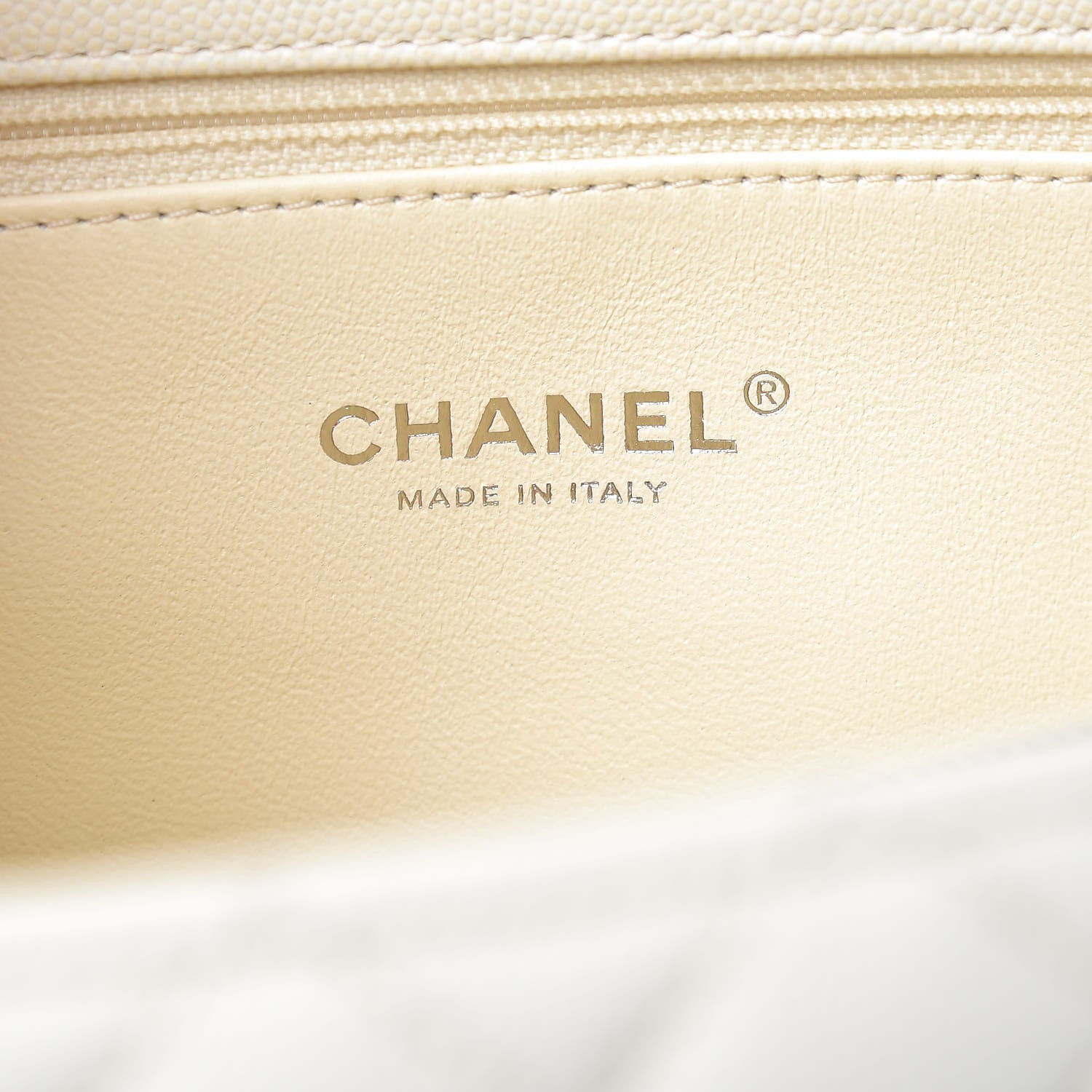 Chanel Caviar Lizard Quilted Medium Coco Handle Flap White 6 of 9