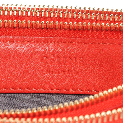 Celine Lambskin Large Trio Crossbody Bag Vermillion 6 of 8