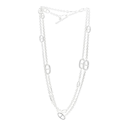 Hermes Sterling Silver Farandole Necklace 120 3 of 5