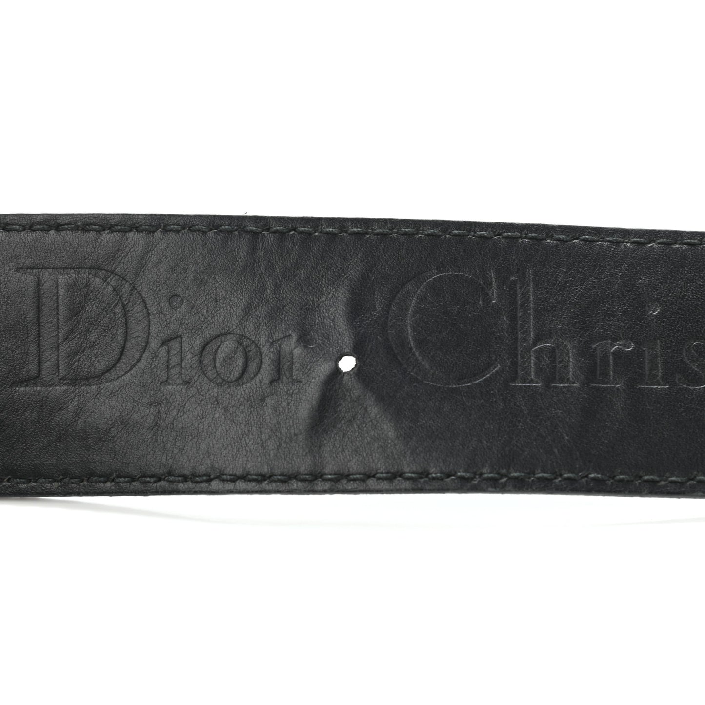 Calfskin J'Adior Shoulder Strap Black