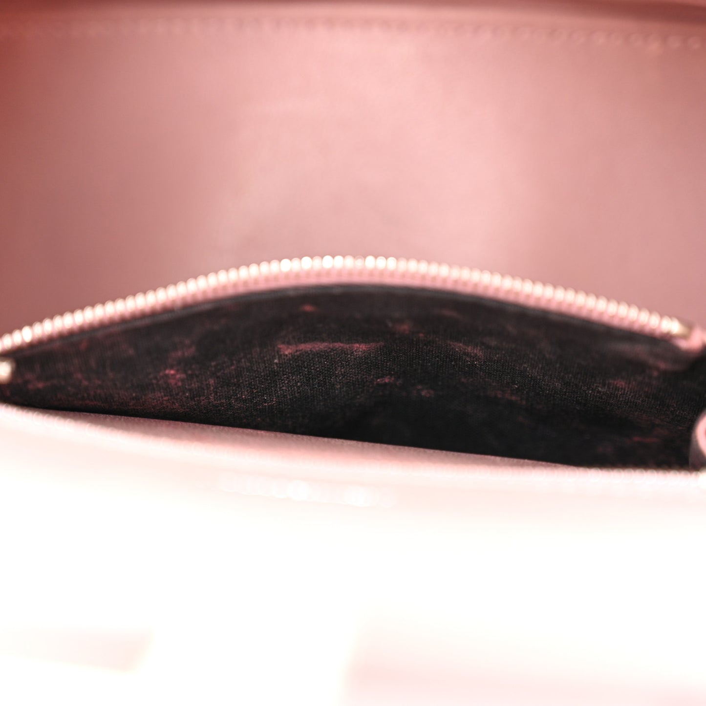 Shiny Calfskin Crocodile Embossed Small Hourglass Top Handle Bag Powder Pink