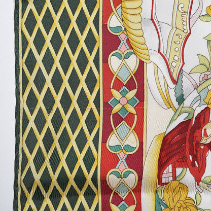 Gucci Silk Porcelain Motif Scarf Multicolor 6 of 8