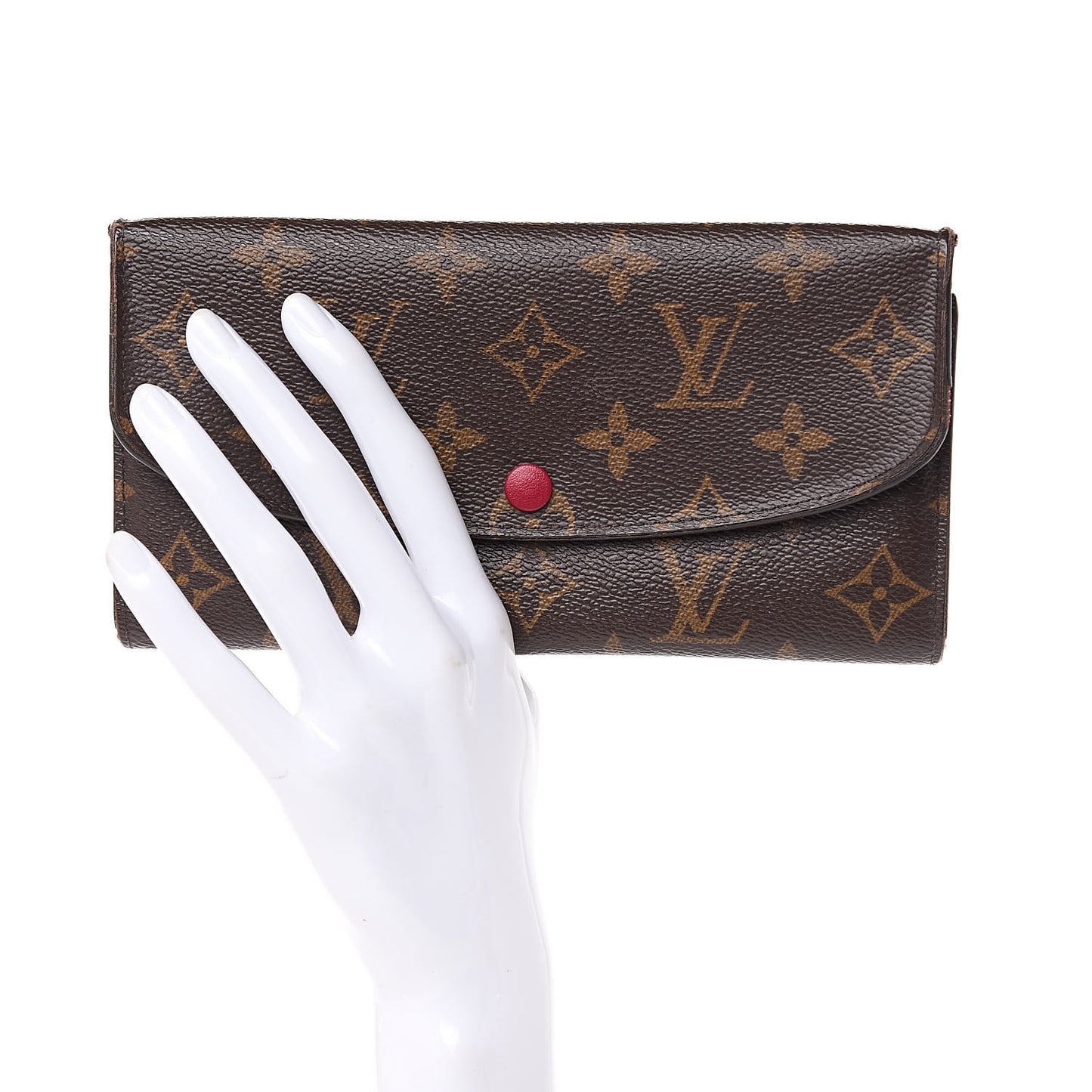 Monogram Emilie Wallet Fuchsia
