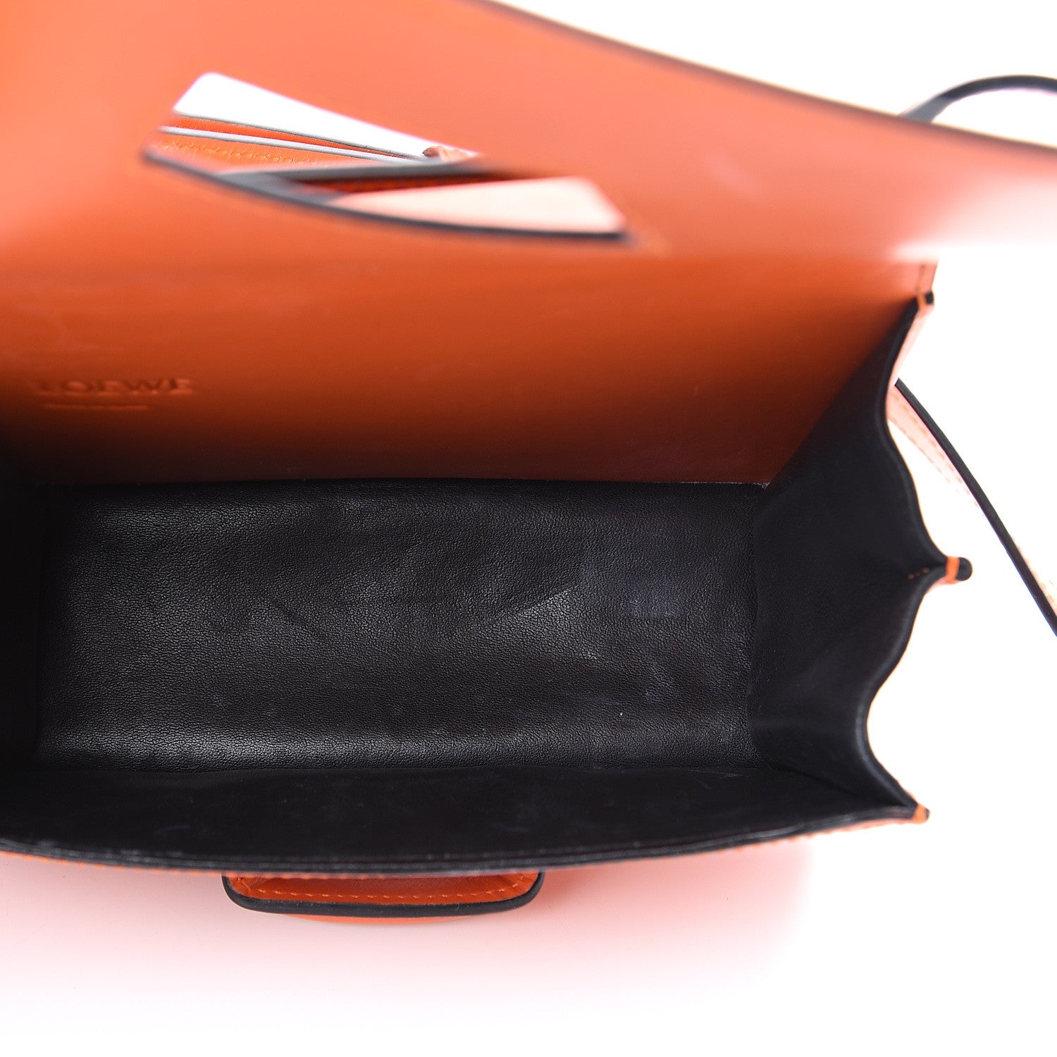 Loewe Calfskin Small Barcelona Shoulder Bag Orange 4 of 12