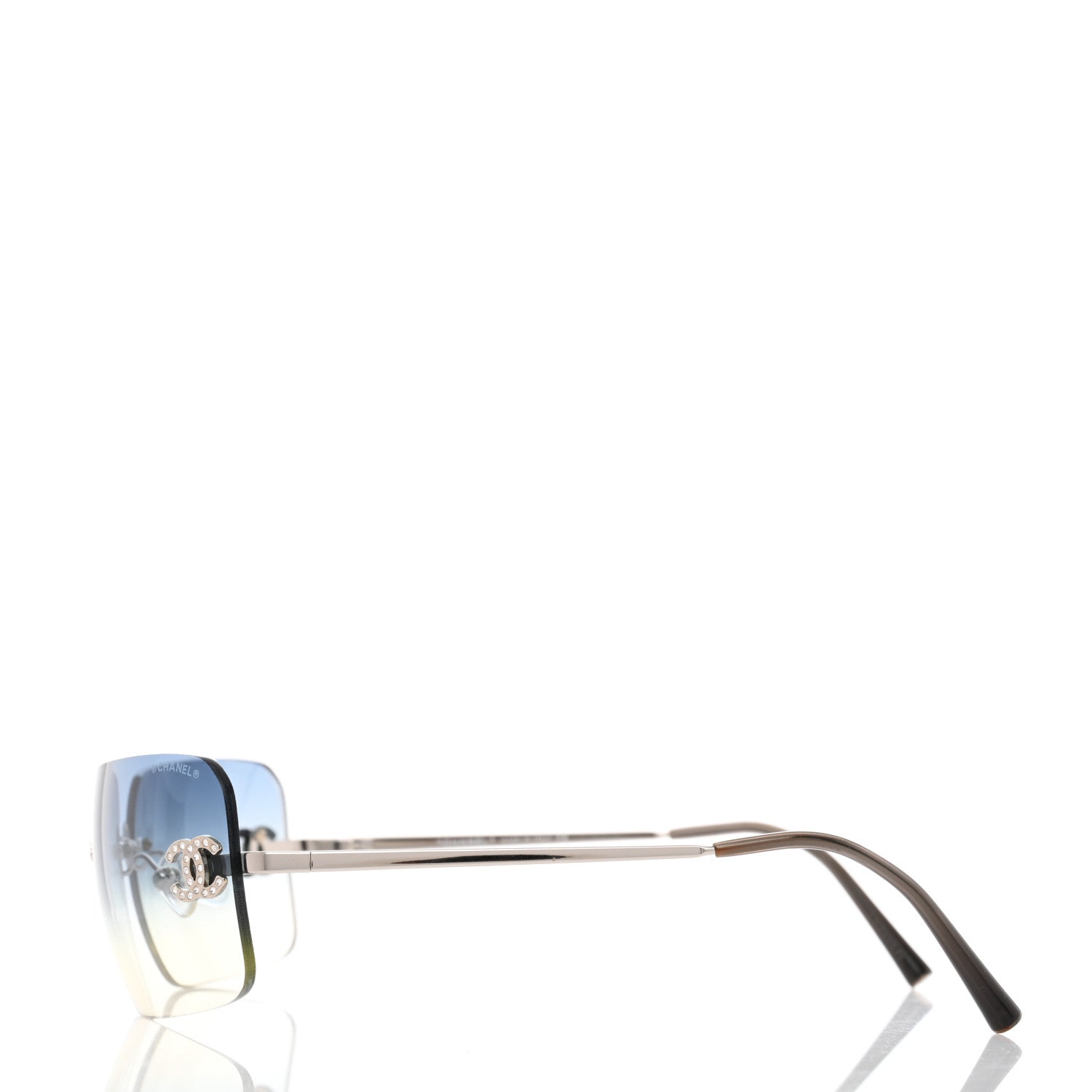Chanel Metal Crystal CC Logo Sunglasses 4017-D 4 of 9