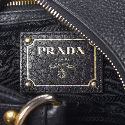 Prada Vitello Daino Hobo Black 6 of 8