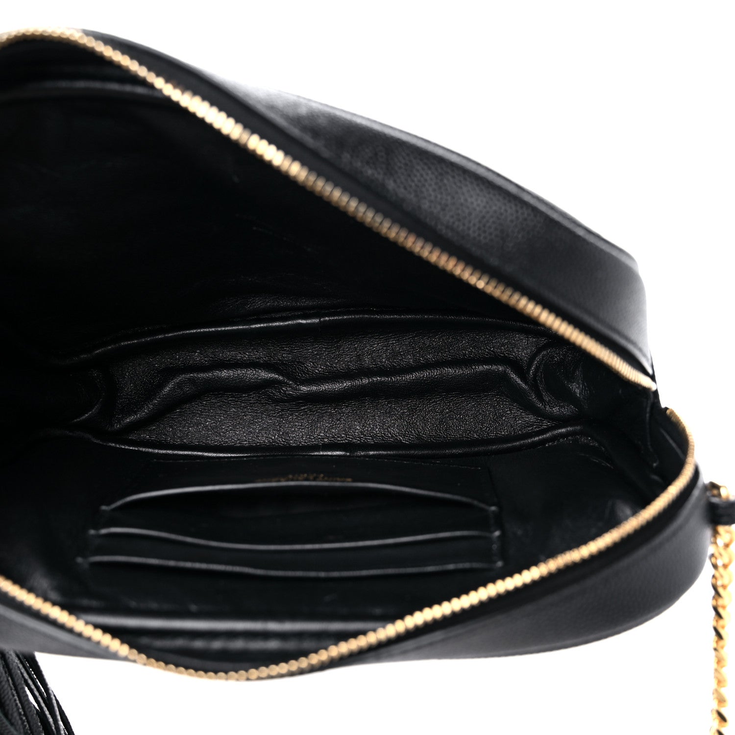 Saint Laurent Grain De Poudre Matelasse Monogram Mini Lou Camera Bag Black 5 of 11