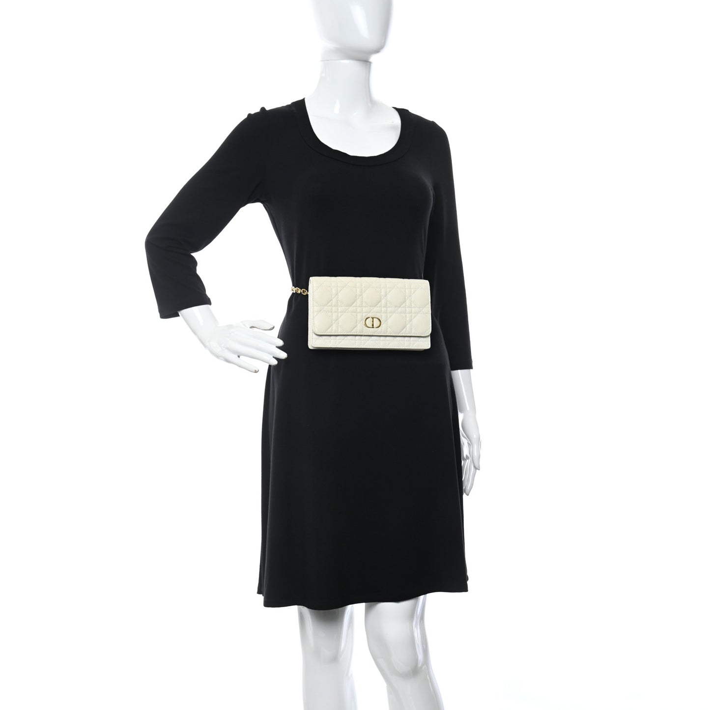 Supple Calfskin Caro Belt Bag Latte