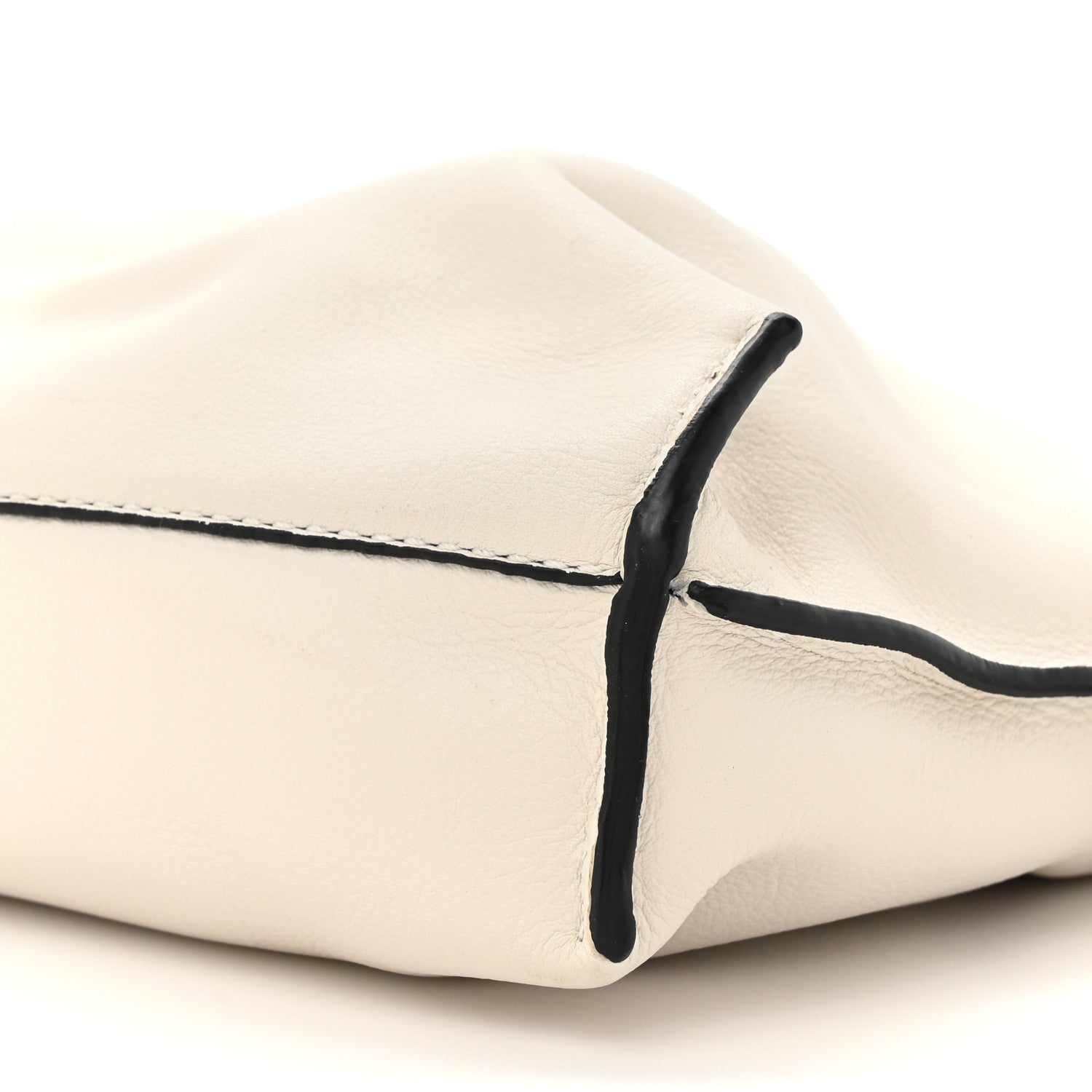 Loewe Calfskin Mini Flamenco Knot Clutch Angora 9 of 13
