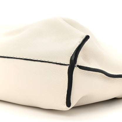 Loewe Calfskin Mini Flamenco Knot Clutch Angora 9 of 13