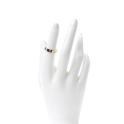 Cartier 18K Pink Gold Diamond 4mm LOVE Wedding Band Ring 51 5.75 2 of 5