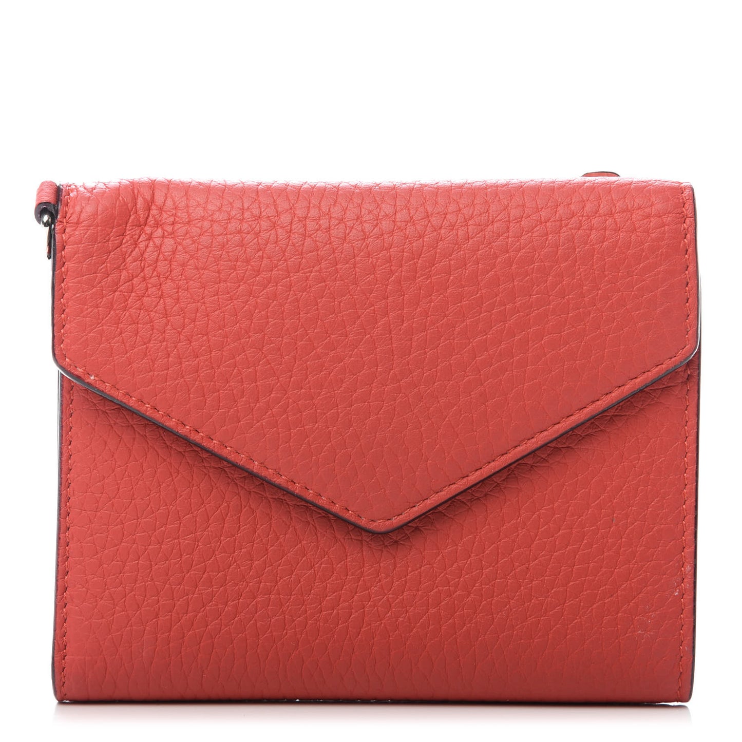 Bullcalf Diorissimo Medium Envelope Wallet True Red Burgundy