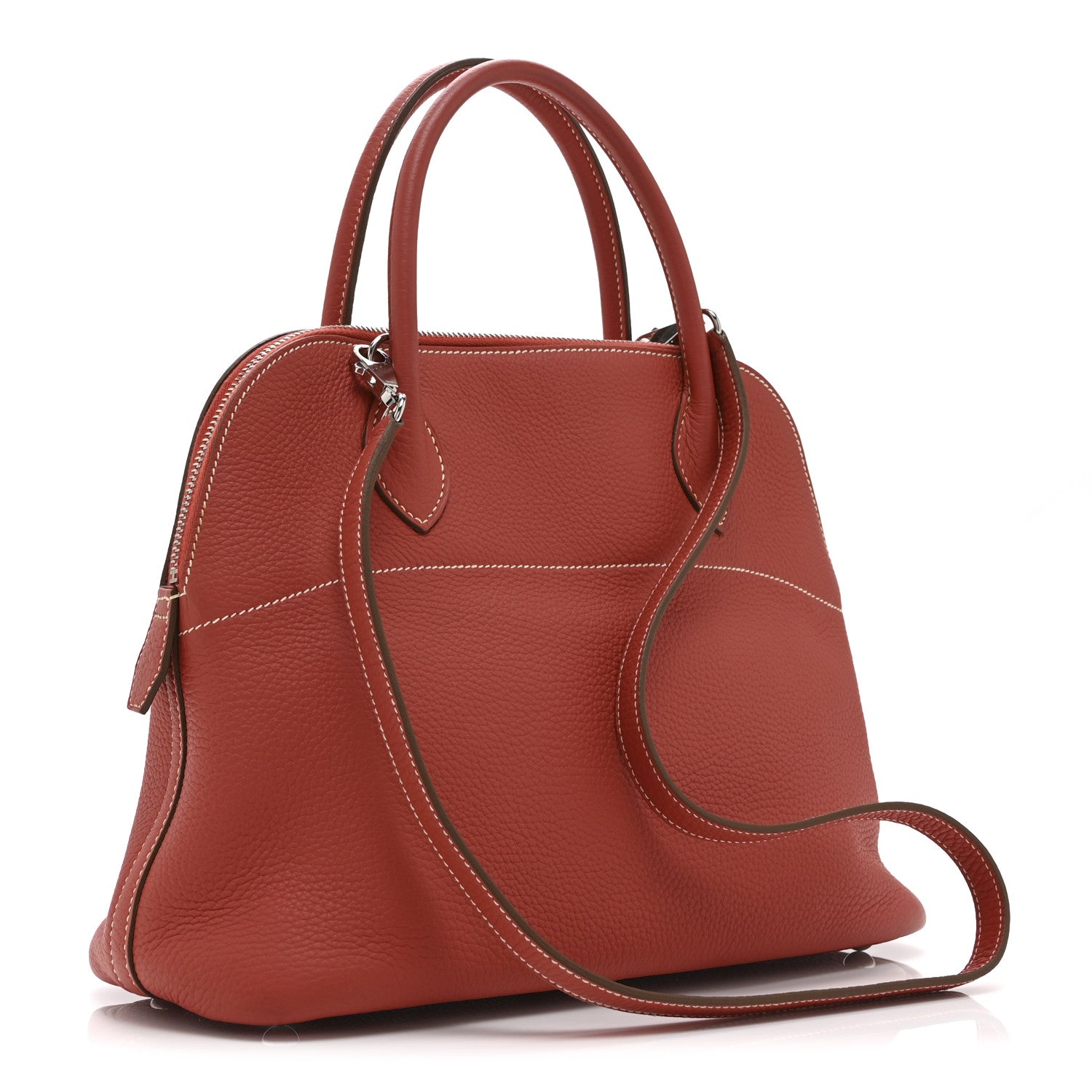 Hermes Taurillon Clemence Bolide 31 Rouge Pivoine 3 of 11
