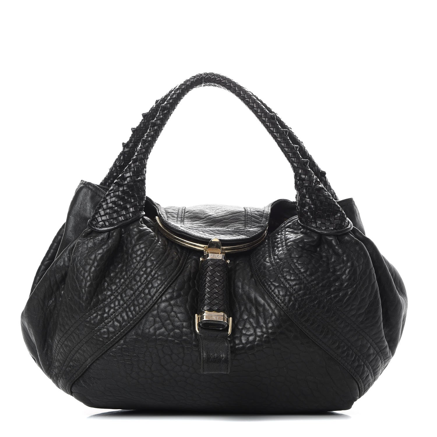 Fendi Nappa Nuvolata Spy Black 1 of 11