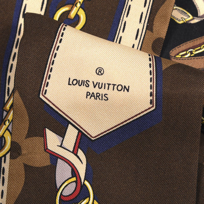 Louis Vuitton Silk Monogram Tribute To Bandeau Brown 4 of 6