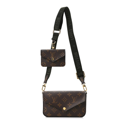 Louis Vuitton Monogram Felicie Strap & Go Kaki 1 of 9